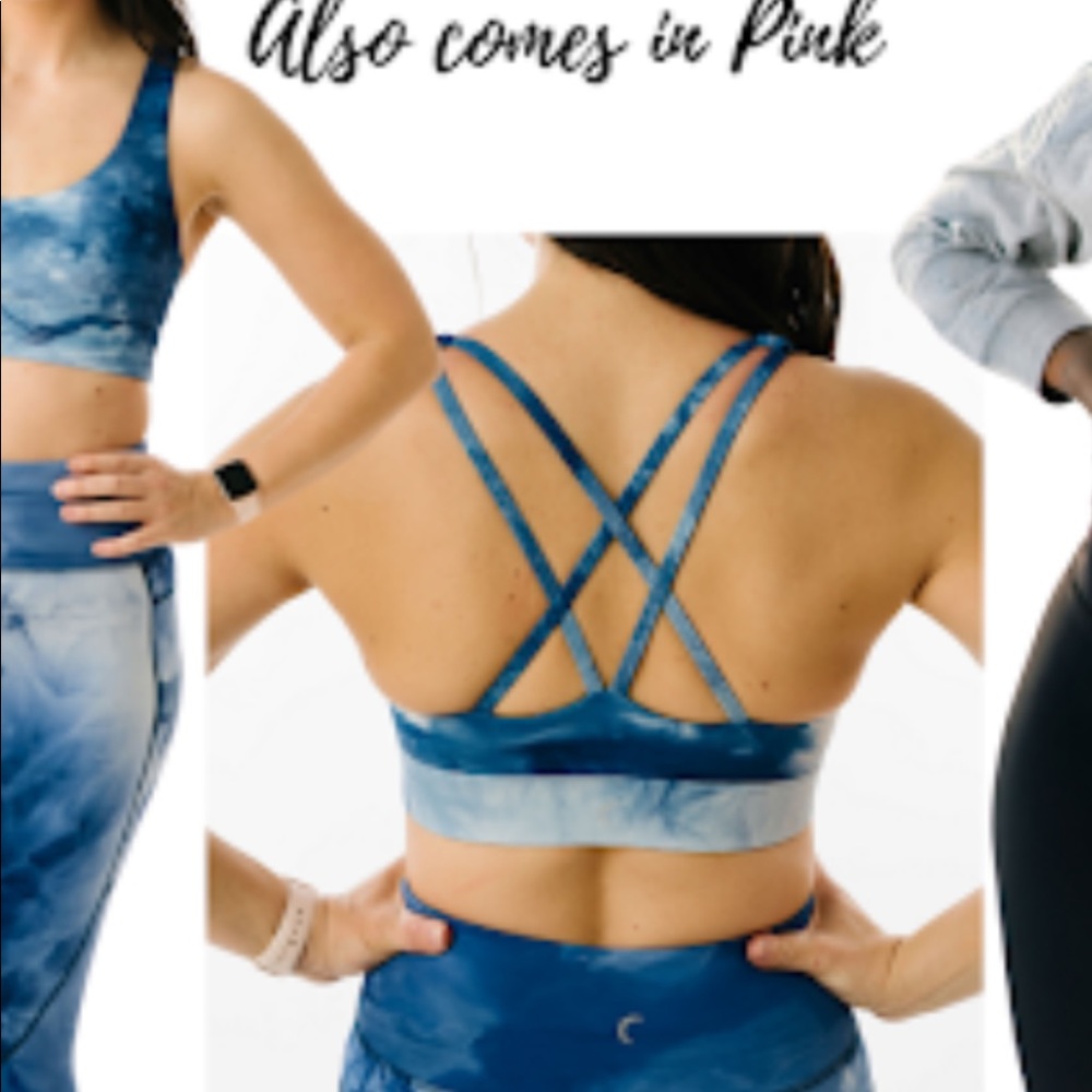 Zyia light and tight tie dye bra m